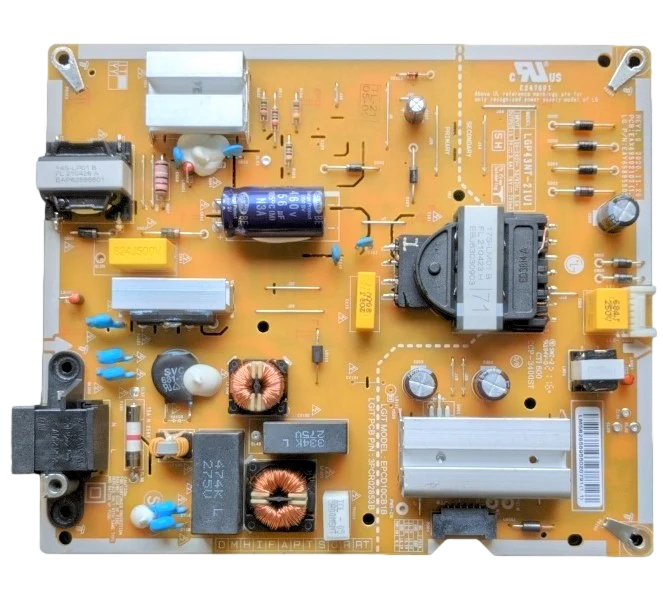 EAY65895502 LG Power Supply, EAX69502102(1.0), LGP43NT-21U1, 43UP7670PUC