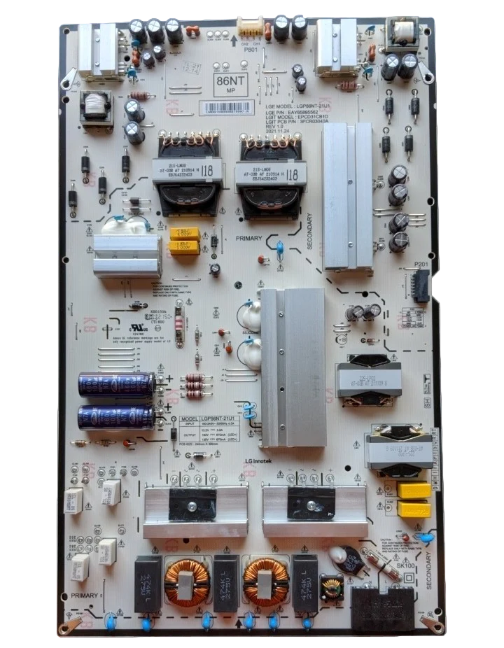 EAY65895562 LG Power Supply, EPCD31CB1D , LGP86NT-21U1, 86NANO75UPA, 86UQ7590PUD, 86UP8770PUA, 86UQ8000AUB, 86UQ7070ZUD, 86NANO75UQA