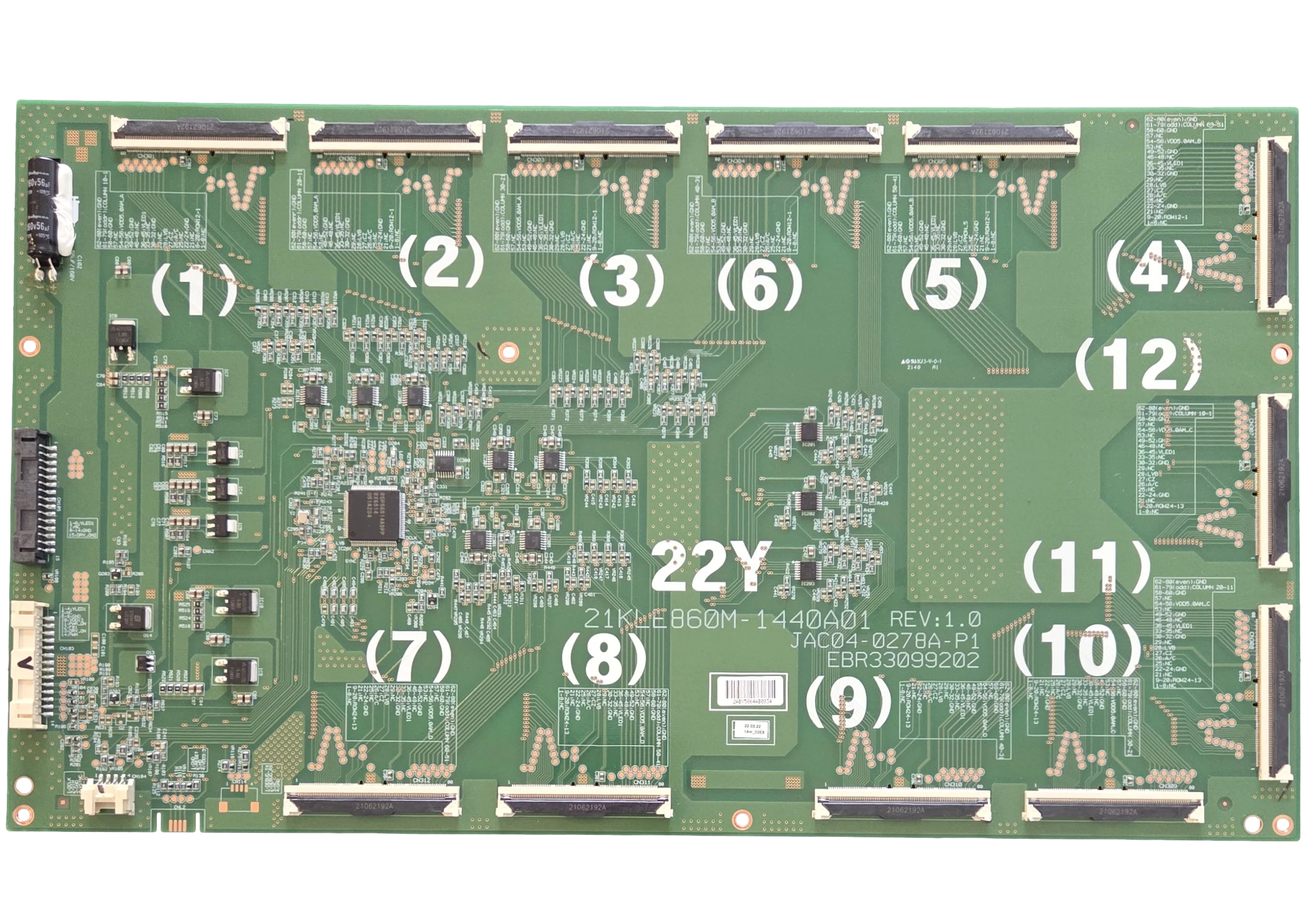 EBR33099202 LG LED Driver, 21KLE860M-1140A01, JAC04-0278A-P1, 86QNED83UPA