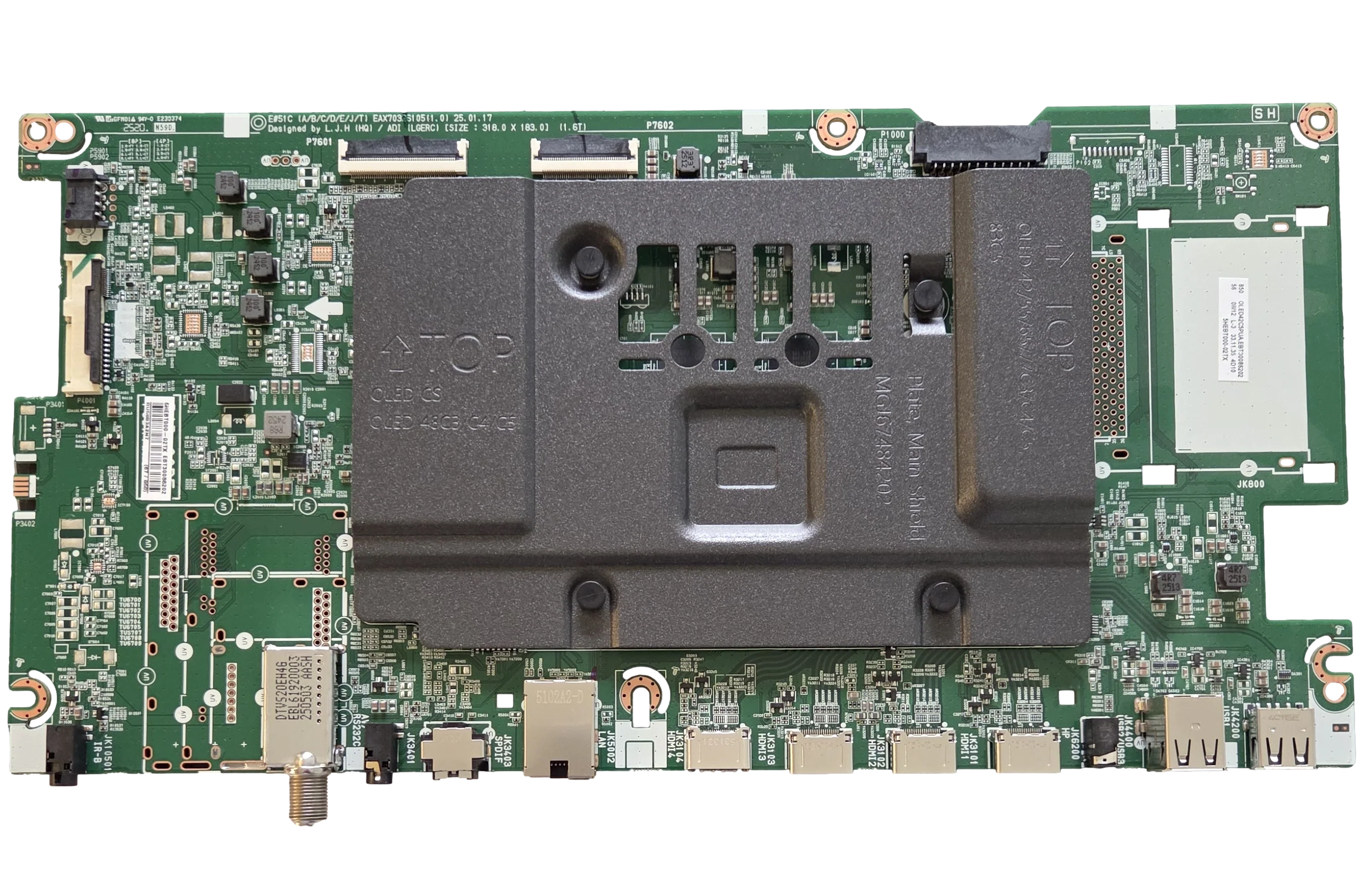 EBT30086202 LG Main Board, EAX70326105(1.0) , OLED42C5PUA.DUSQLJR, OLED42C5PUA