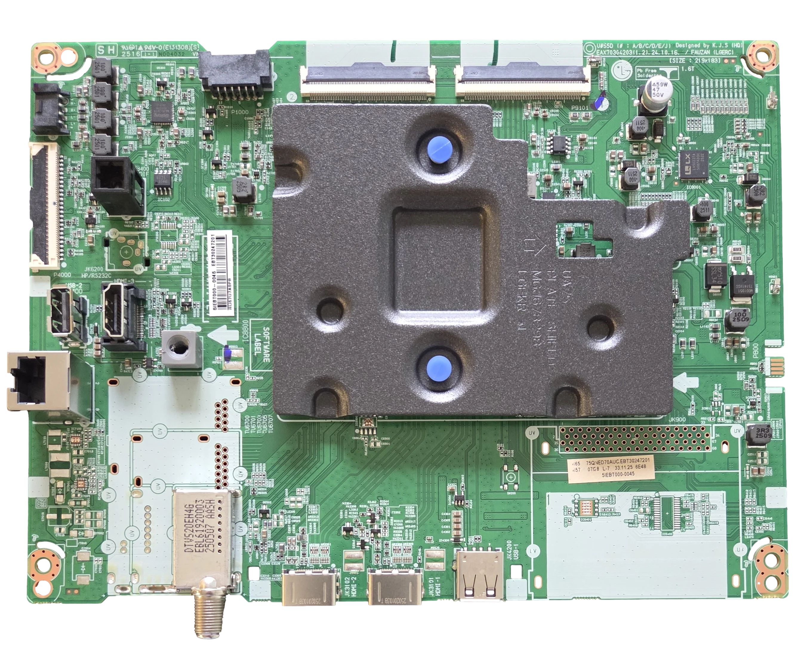 EBT30247201 LG Main Board, EAX70304203(1.2), 75QNED70AUC