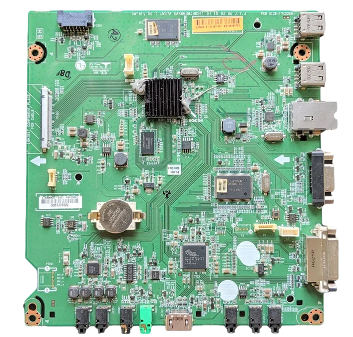 EBT64040702 LG Main Board, EAX66384803 (1.0), LW57A, G067J0702J, 63425002, 55SL5B-B
