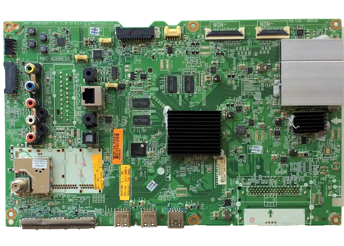 EBT64077102 LG Main Board, EBT64977103, EAX66492807(1.0), 60UF7300-UT