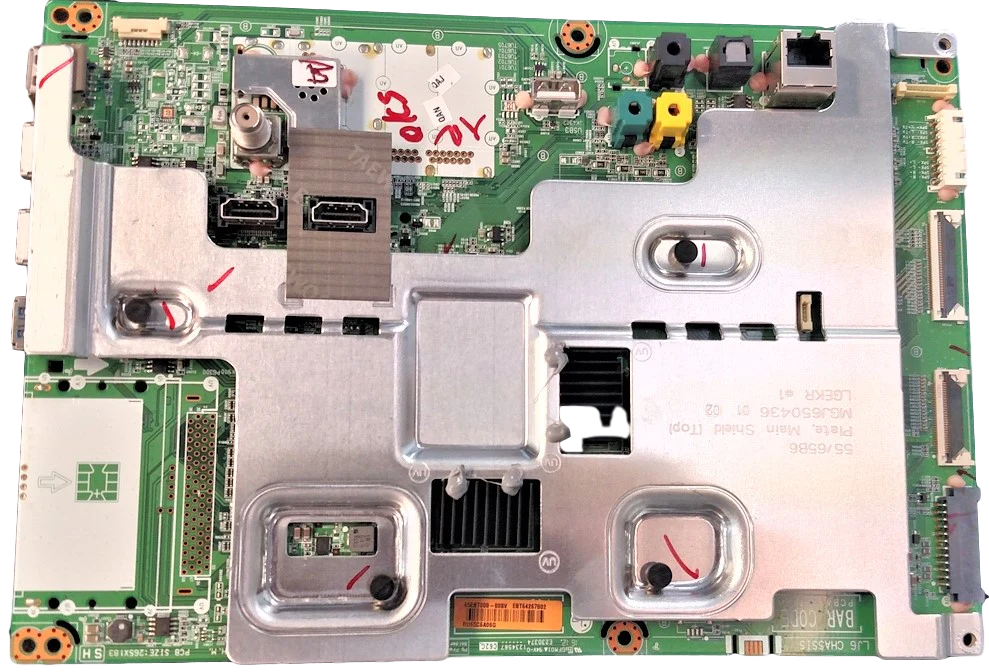 EBT64267802 LG Main Board, EBT64267801, EAX66886304(1.0), 65EBT000-00SV, LJ6 CHASSIS, OLED65B6P, OLED65B6P-U, OLED65B6P-U.BUSWLJR