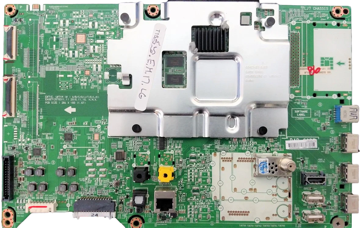 EBT64492804 LG Main Board, EAX67125703(1.1), 70EBT000, BUSYLJR, OLED65C7P-U