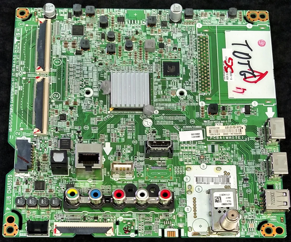 EBT65156002 LG Main Board, EAX67872804 (1.0), EBT65156002, 55UK6300PUE