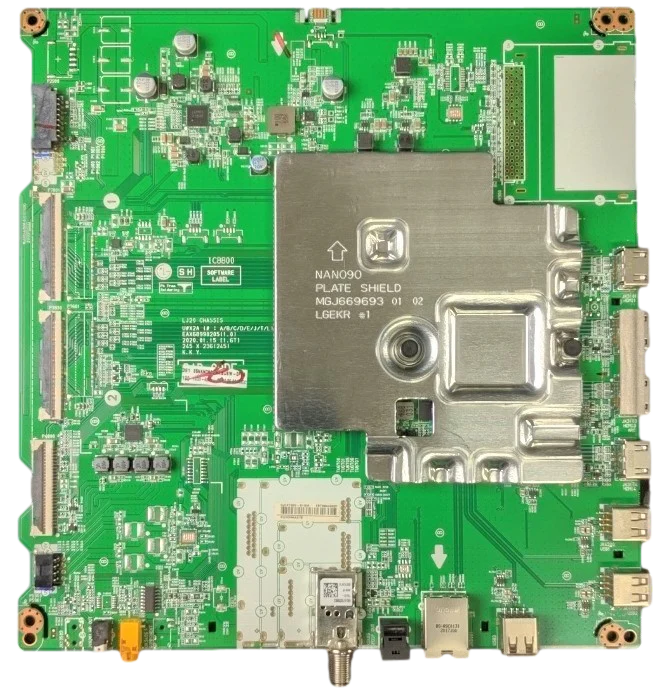 EBT66443001 LG Main Board, EBT66443001, EAX68990205(1.0), EAX68990203(1.0), 65NANO90UNA, 65NANO90UNA.BUSWLJR, 65NANO91ANA