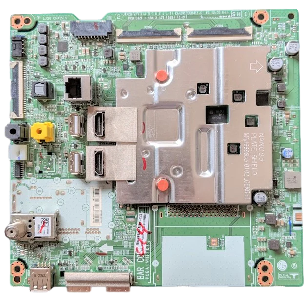 EBT66463301 LG Main Board, EAX69109605(1.0), EAX69109604(1.0), 65SM8600PUA, 65NANO85UNA