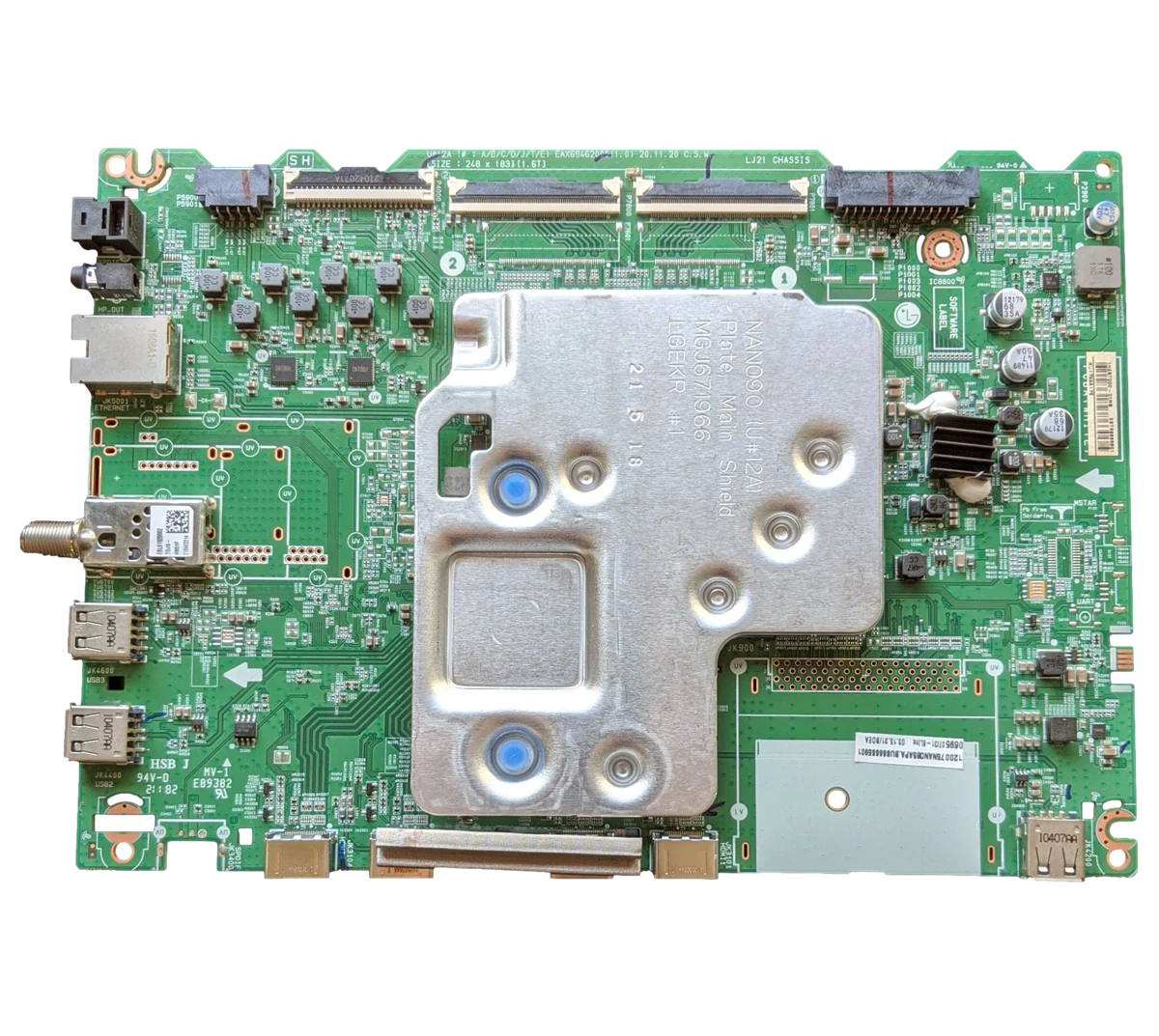 EBT66665901 LG Main Board, EAX69462005 (1.0), 75NANO85APA