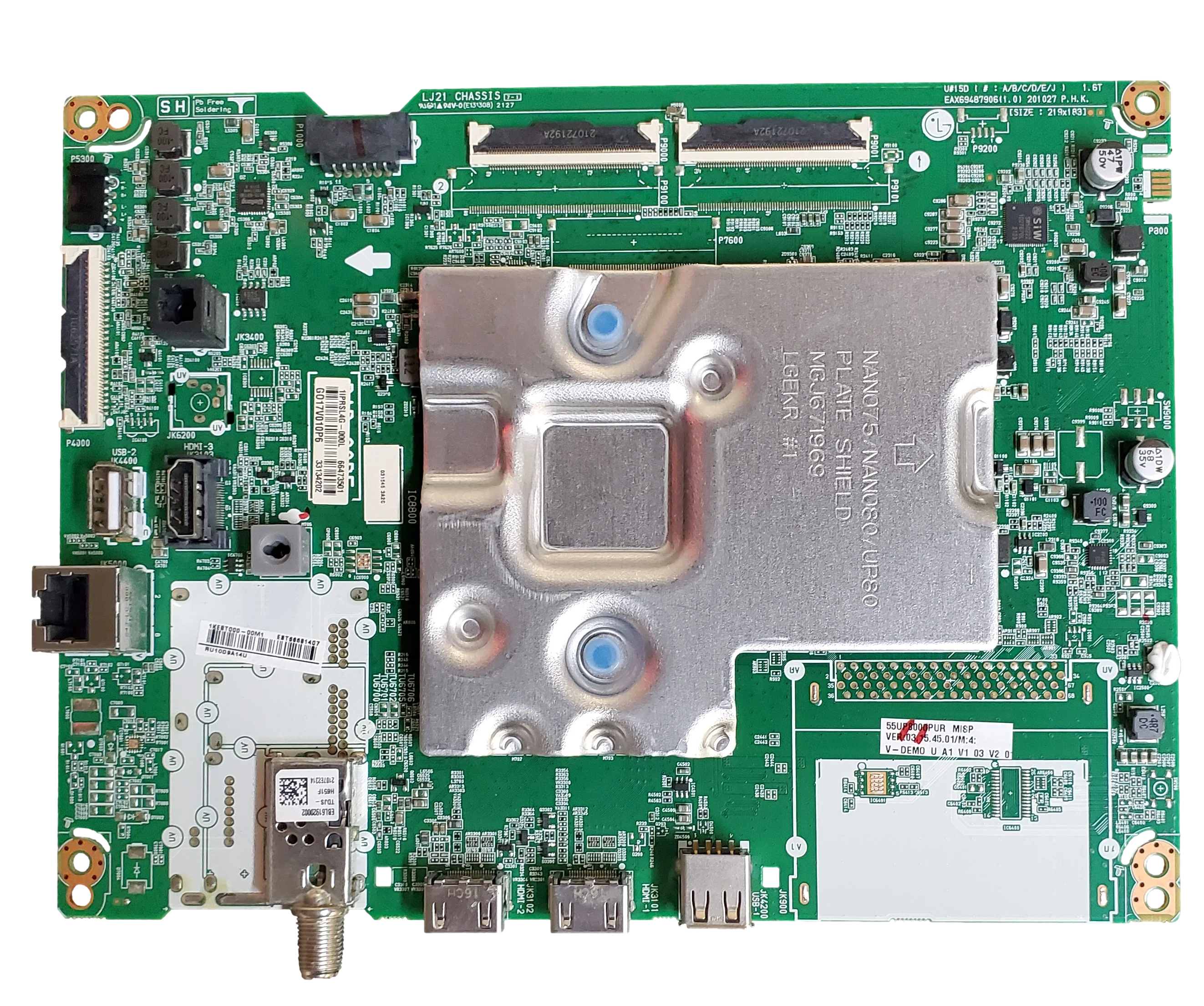 EBT66681407 LG Main Board, 66473501, EAX69487906(1), 55UP8000PUR