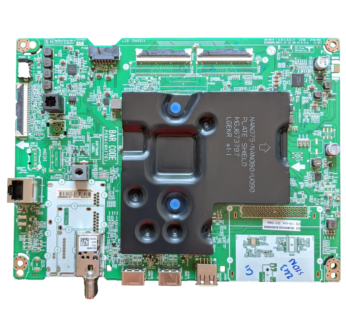EBT66969808 LG Main Board, EAX69581205 (1.0), 55UQ8000AUB