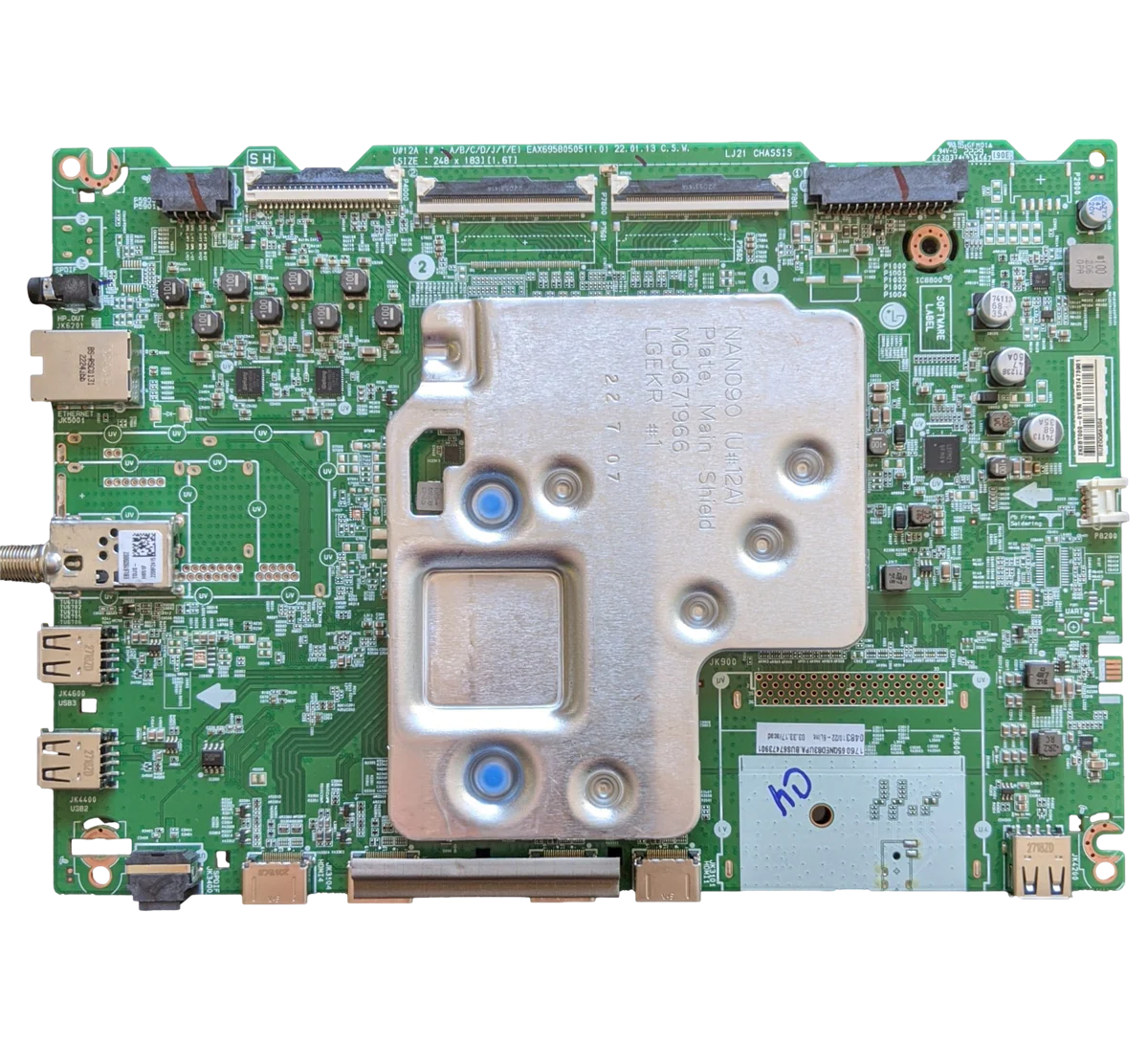 EBT67473901 LG Main Board, EAX69580505(1.0), 65QNED83UPA.BUSFLJR, 65QNED83UPA