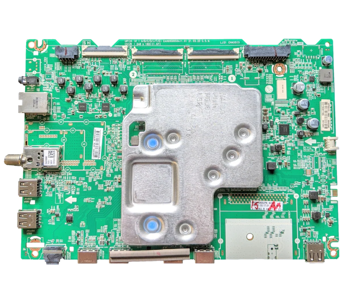 EBT67474001 LG Main Board, 66453302, EAX69580504 (1.0), 65QNED83UPA, 65QNED90UPA