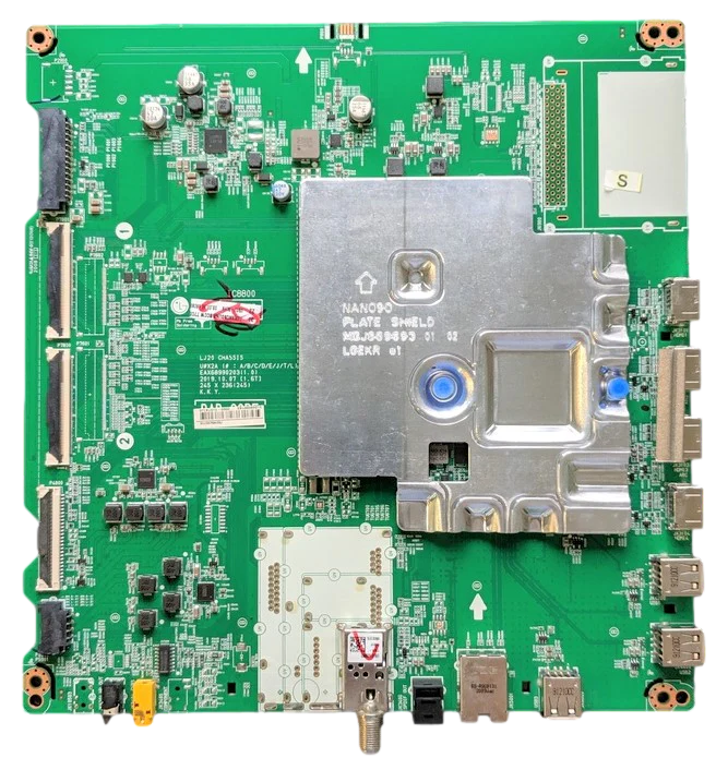 EBU66093210 LG Main Board, EAX68990203(1.0), EBL61920002, 0FEBU010-000D, 75NANO90UNA-AUSWLJR, 75NANO90UNA-BUSWLJR