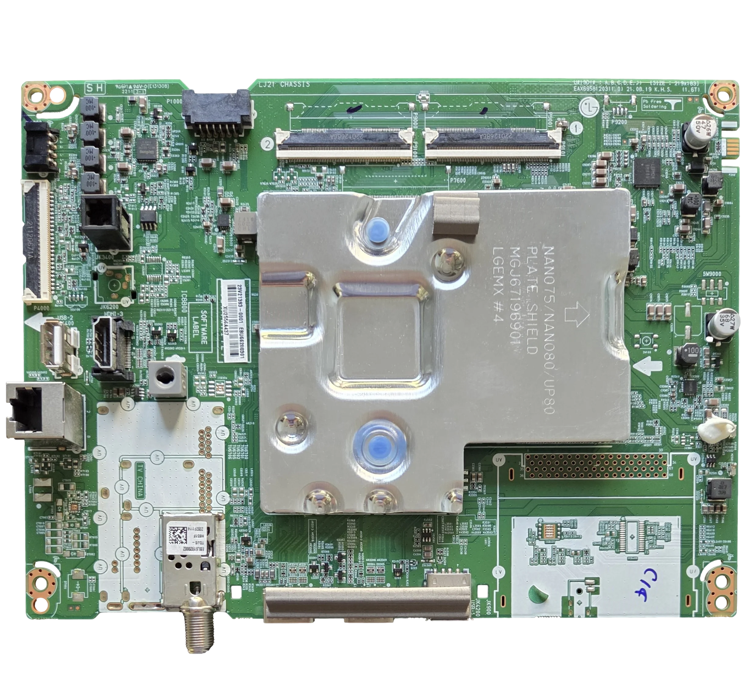 EBU66280301 LG Main Board, EAX69581203, 55NANO75UPA, 55NANO75UPA.BUSCLJM