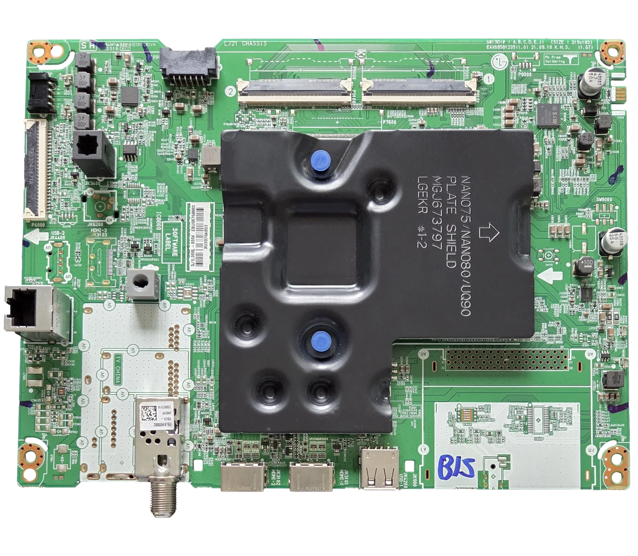 EBU66758883 LG Main Board, EAX69581205(1.0), 50UQ7070ZUE