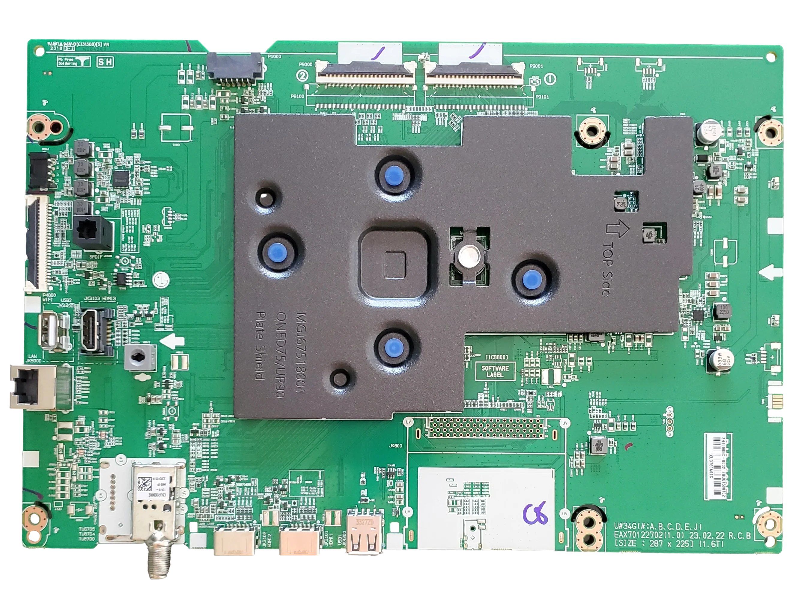 EBU67500702 LG Main Board, EAX70122702(1.0), 43QNED75URA.BUSFLJM, 43QNED75URA