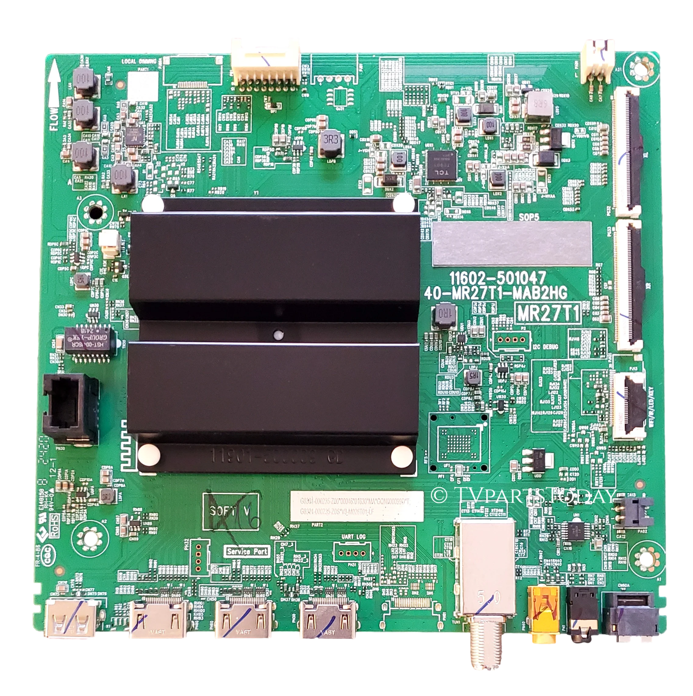 G0301-000235 TCL Main Board, G0301-000235-Z00, 40-MR27T1-MAB2HG, 65Q550F, 55Q550F, 65Q651F, 55Q651F, 65S450F