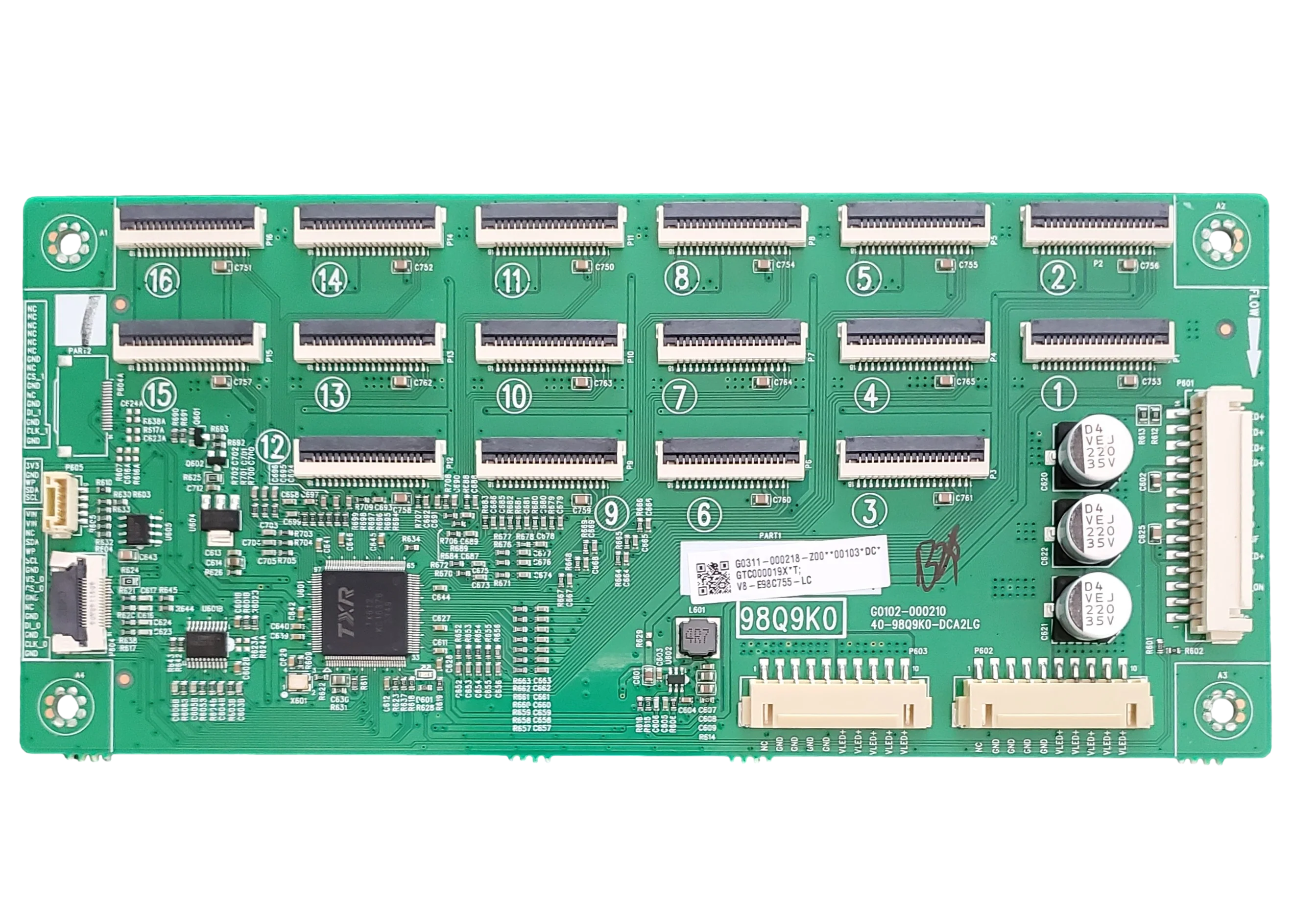 G0311-000218 TCL LED Driver, G0102-000210, 40-98Q9K0-DCA2LG, 98QM751G