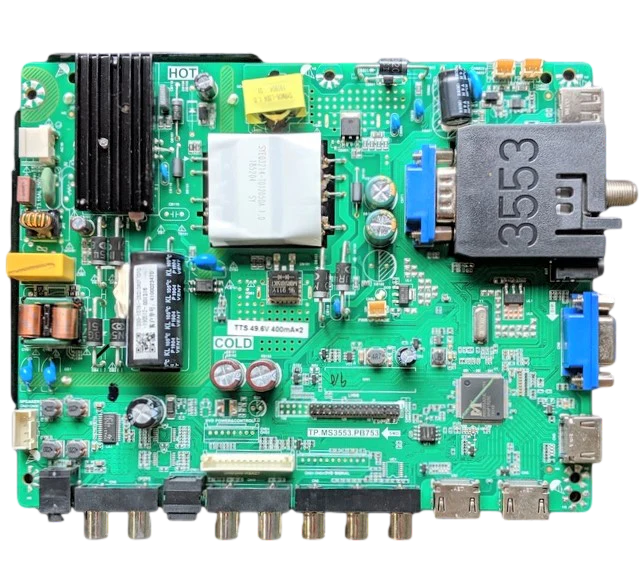 H50-MAIN-V2 Sceptre Main Board, TP.MS3553.PB753, C18086389, T201806389A, H50