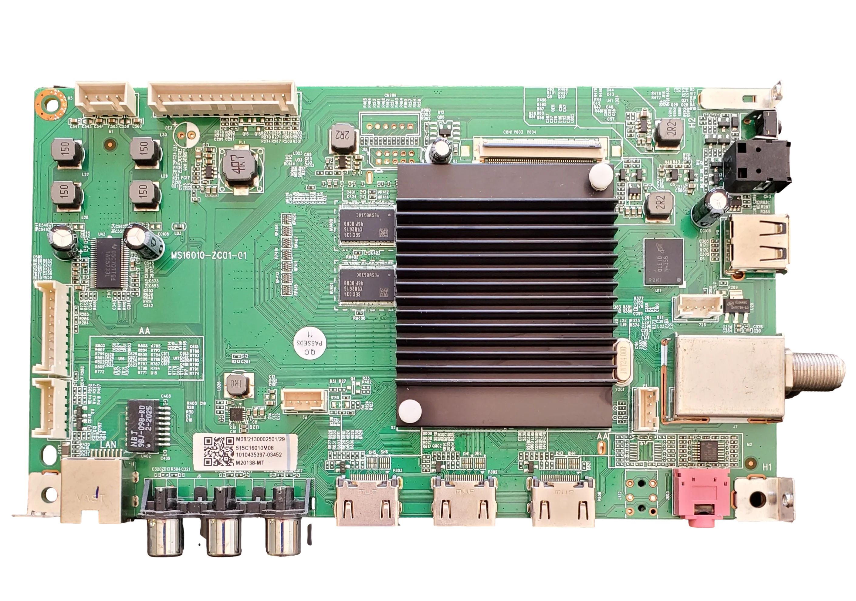 M20138-MT Onn Main Board, MS16010-ZC01-01, 100012584