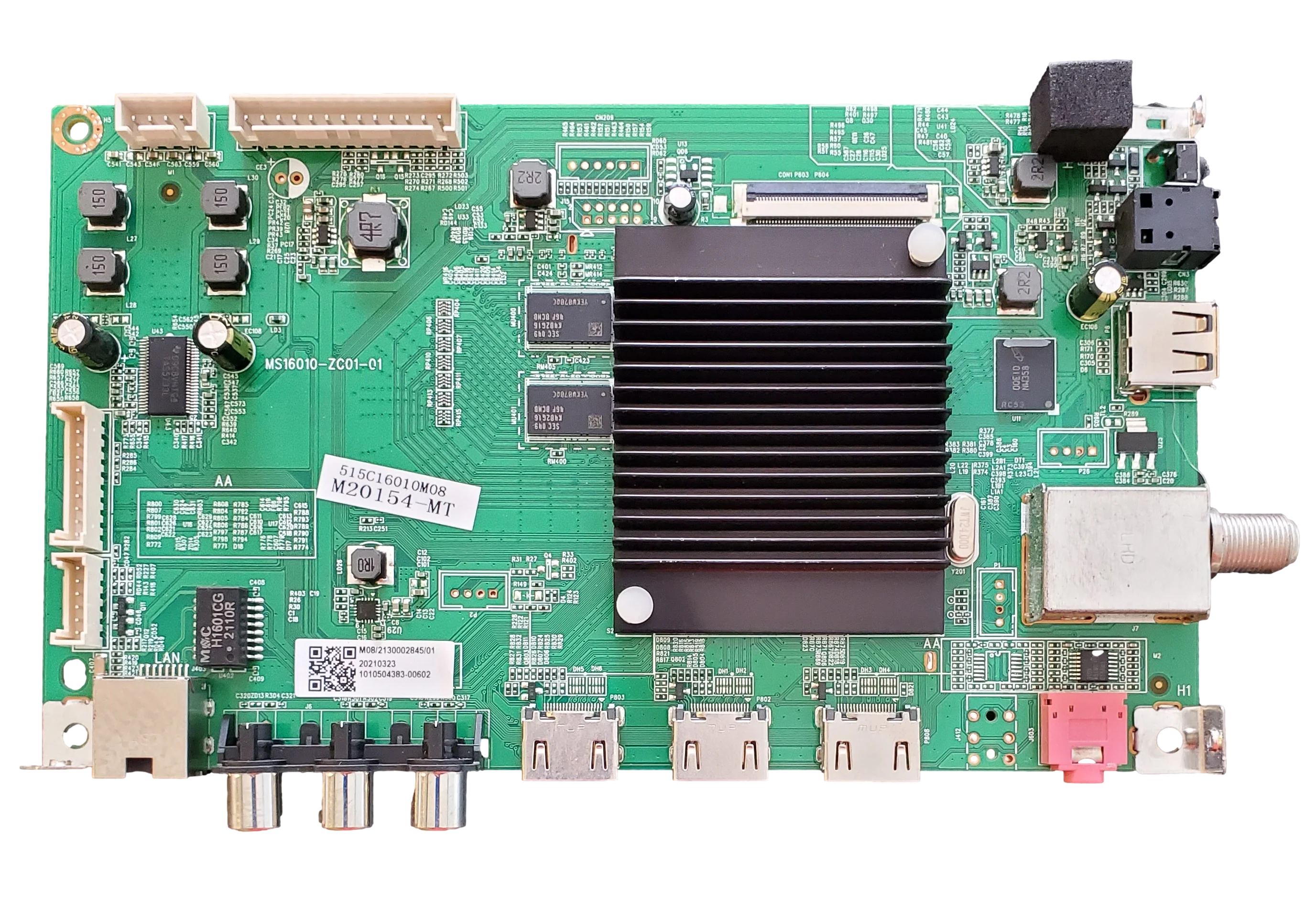 M20154-MT, Onn Main Board, 515C16010M08, MS16010-ZC01-01, 100012587