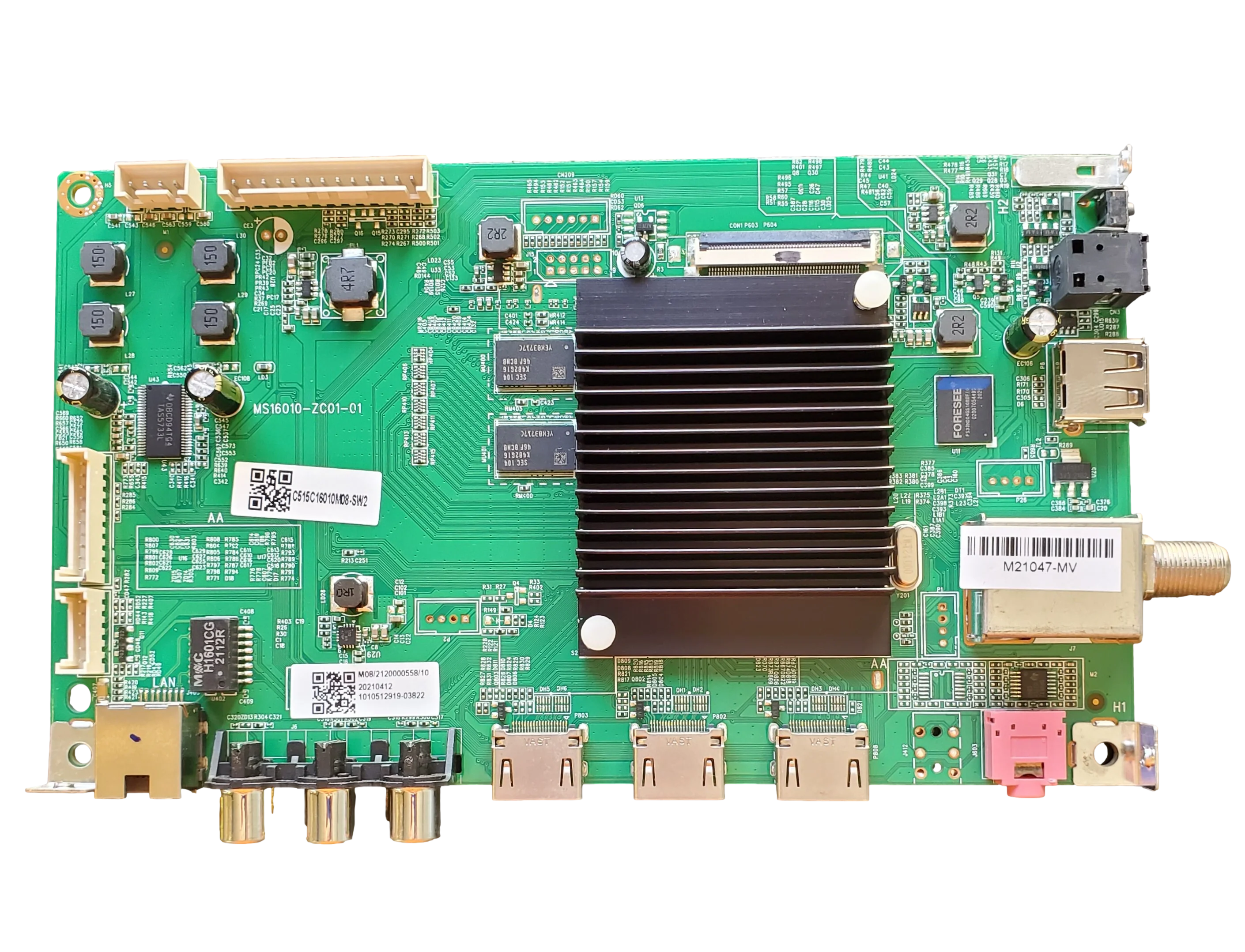 M21047-MV, Onn Main Board, MS16010-ZC01-01, 100012586