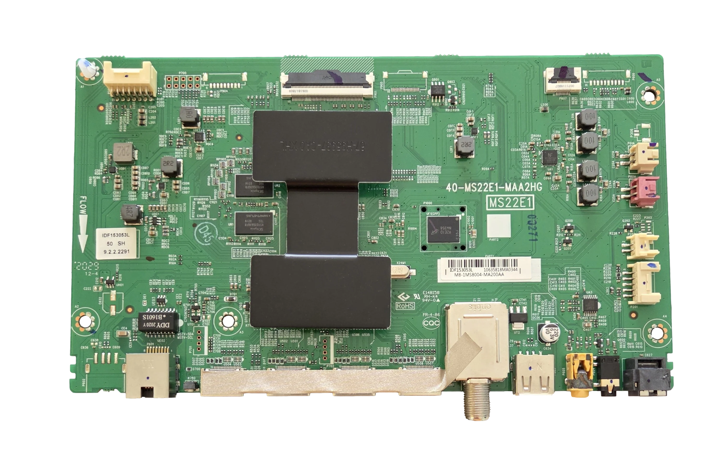 M8-1MS8004-MA200AA RCA Main Board, 40-MS22E1-MAA2HG, RTRU5027-D-US