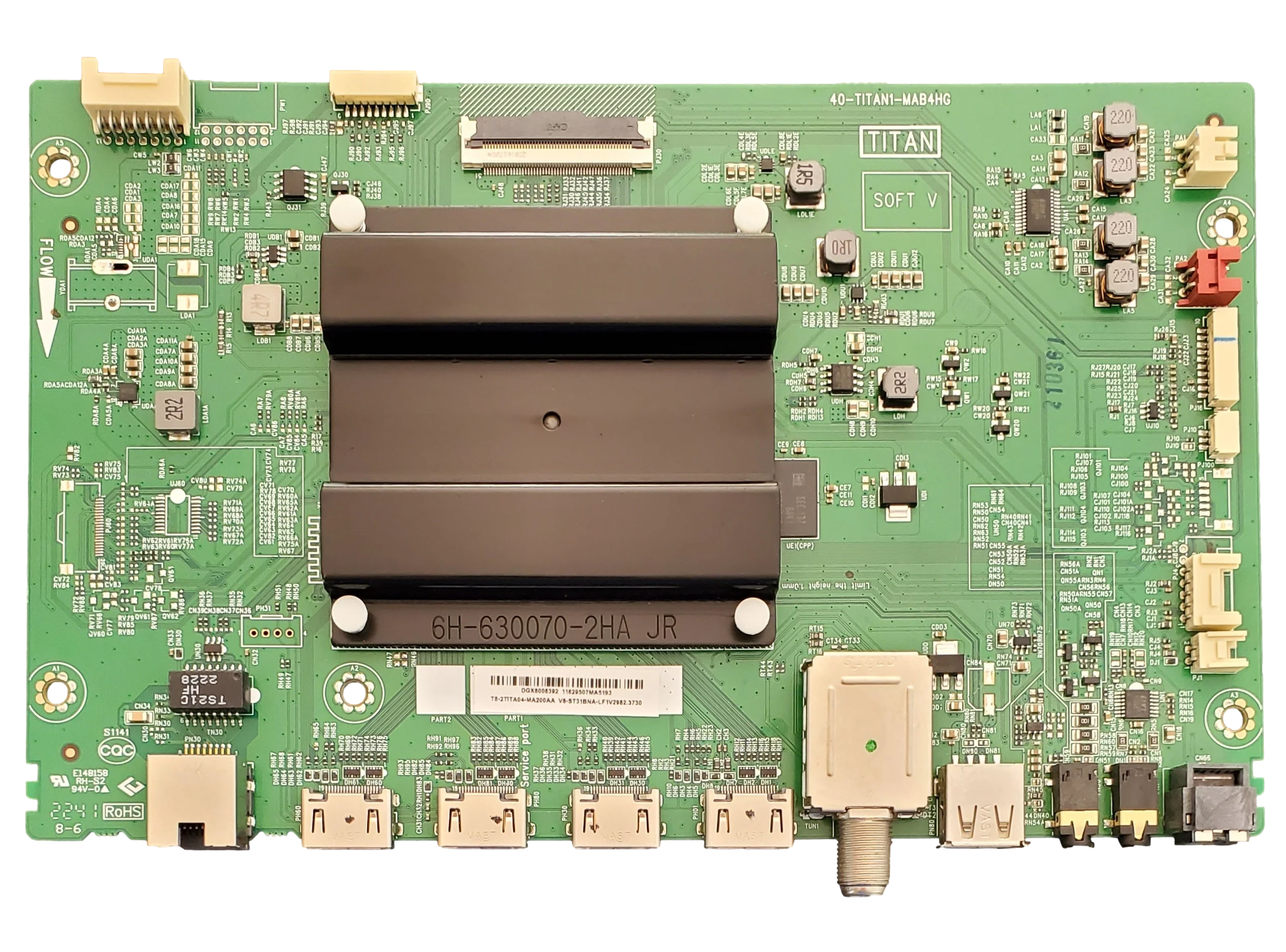 M8-T10NA04-MA200AA Hitachi Main Board, 40-MST10A-MAA4HG, M8-T10NA04-MA200AA, 43R80