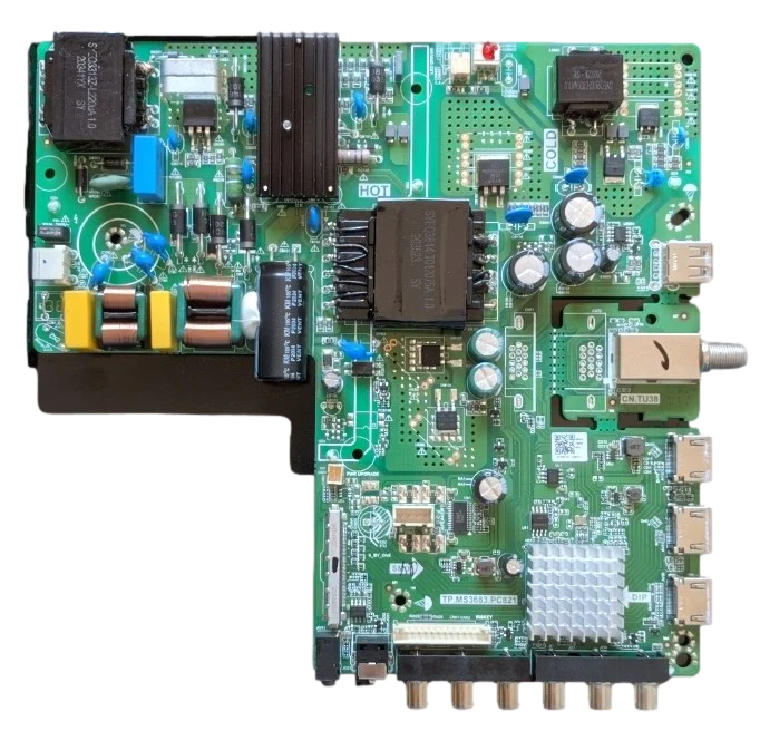 N55-POTV83BB-MAIN-V1 Sceptre Main Board/Power Supply, LC546PU2L-03, TP.MS3683.PC821, N55