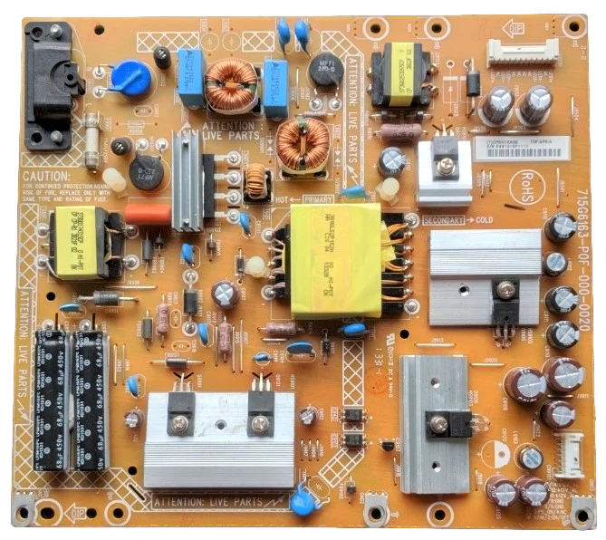 P501XAG5 Philips Power Supply, 715G6163-P0F-000-0020, 40PFL5708/F7