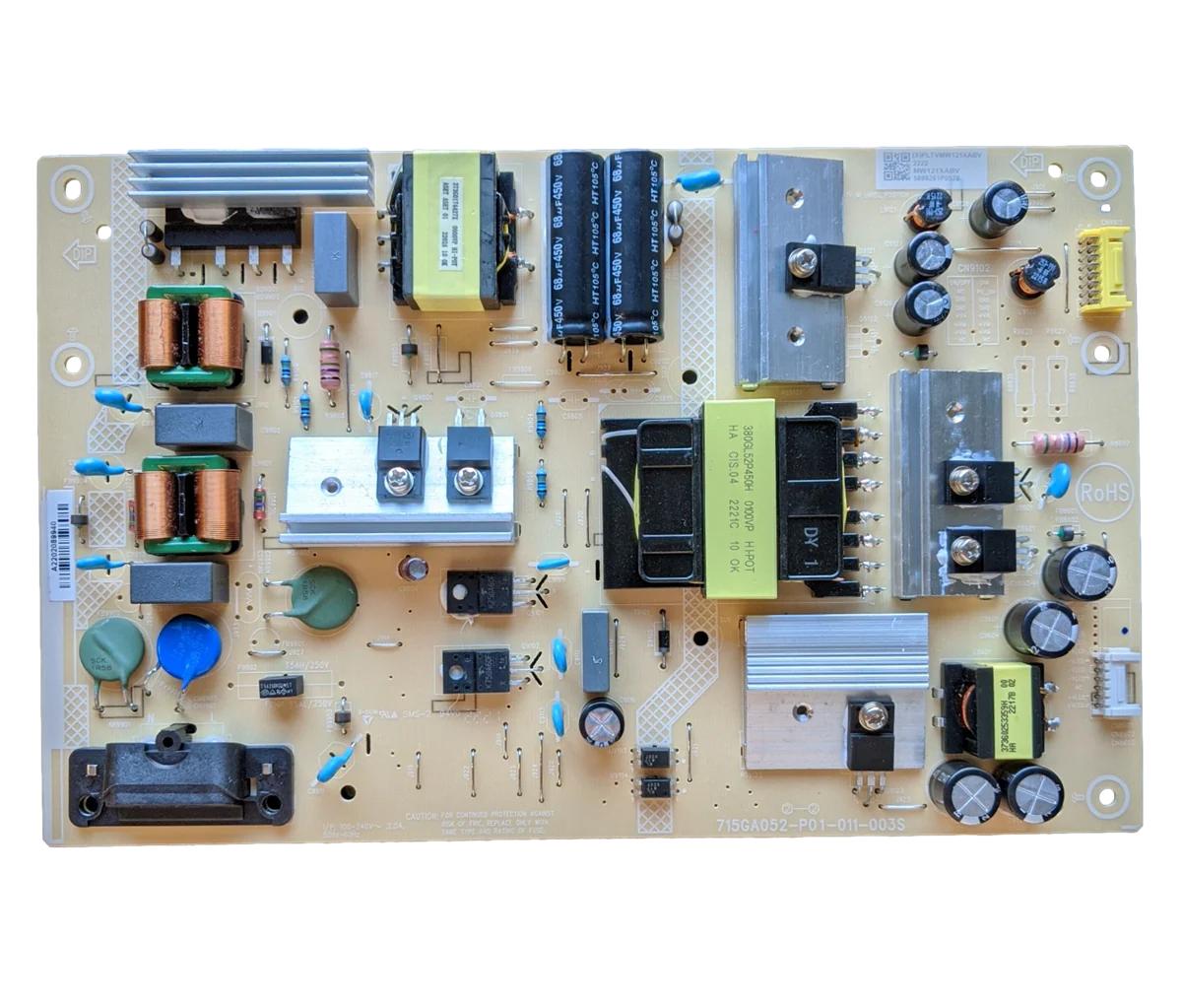 PLTVMW121XABV Onn Power Supply, 715GA052-P01-011-003S, 100012586
