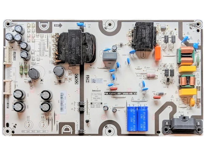 PW.138W2.681 Vizio Power Suppy, P650D108DB, 6M04B0002K000, B0002K000, PW.138W2.681_V655-H9_V3, V655-H9, V655-H19