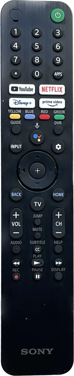 RMF-TX520U Sony Remote Control,  1-009-952-11, XR-55A80J,KD-65X80J, KD-55X80CJ, KD-55X79J, KD-85X85J, XR-65A80CJ, XR-77A80J, KD-65X80CJ,XR-85X95J, XR-65X90CJ, XR-75X95J, XR-55X90CJ, KD-43X80J, XR-65A80J, XR-65X95J, KD-50X80J, KD-55X75K, KD-65X75K