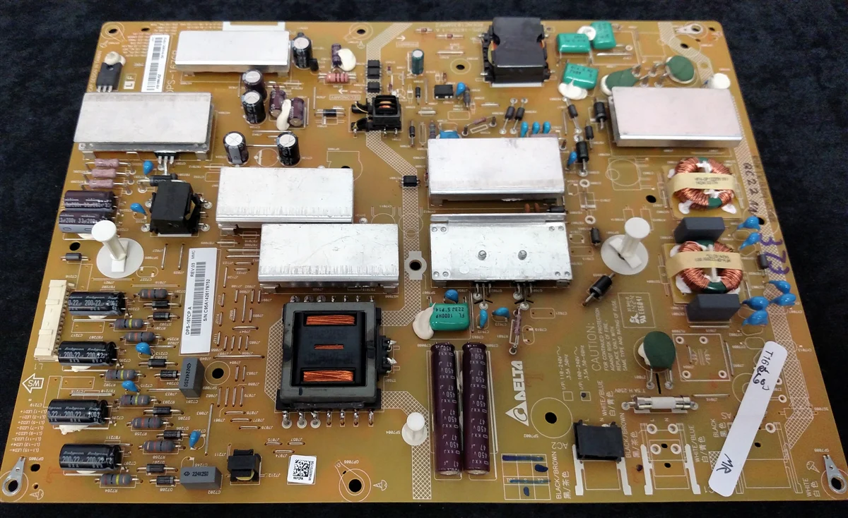 RUNTKB109WJQZ Sharp Power Supply, DPS-167CP A, CPS-167CP,  LC-60LE650U,LC-60C6500U, LC-60LE657U, LC-60LE755U, LC-80LE650U, LC-60LE757U, LC-60C857U
