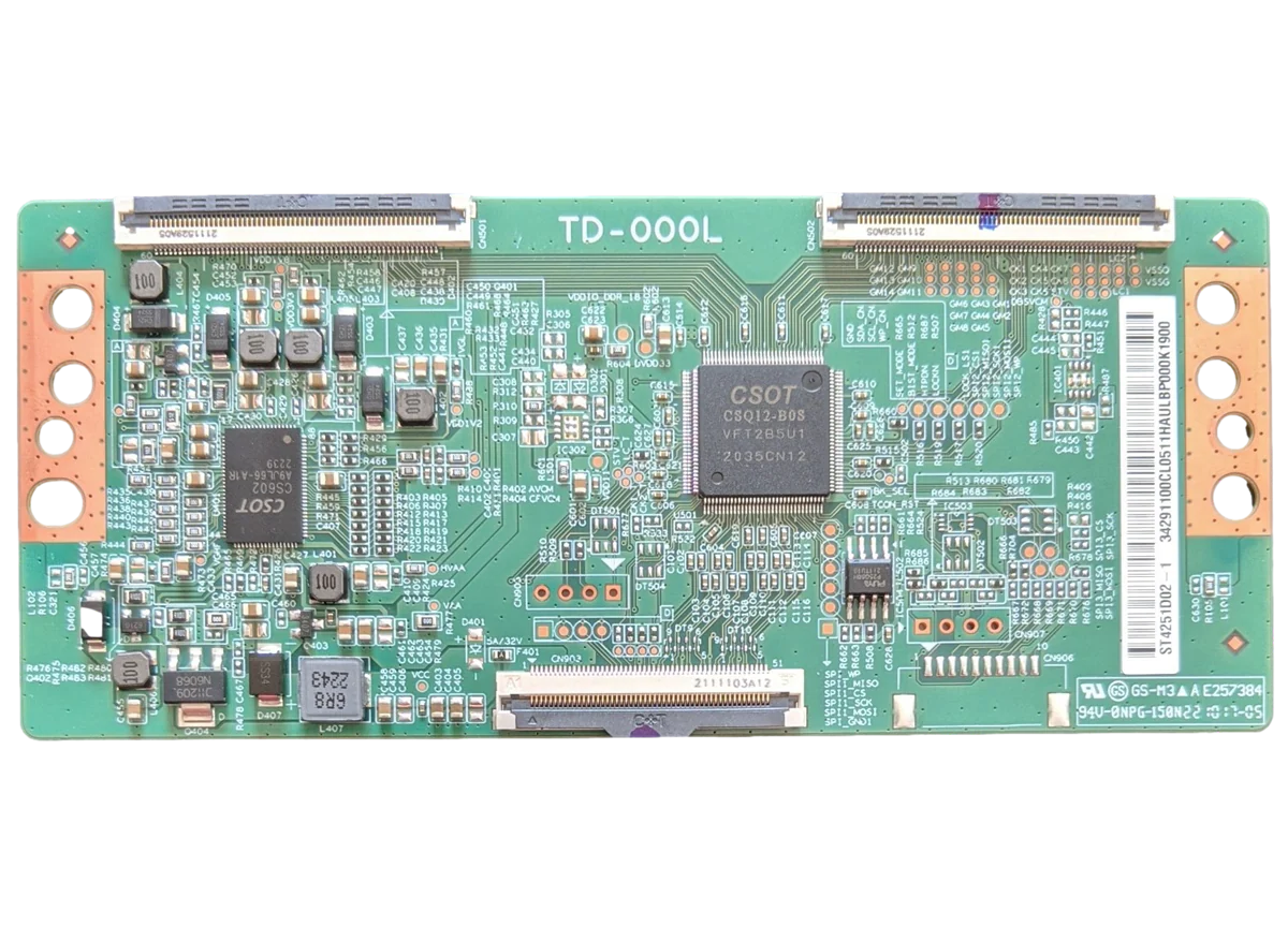 ST4251D02-1, Philips T-Con Board, TD-000L, 43PFL5756/F7