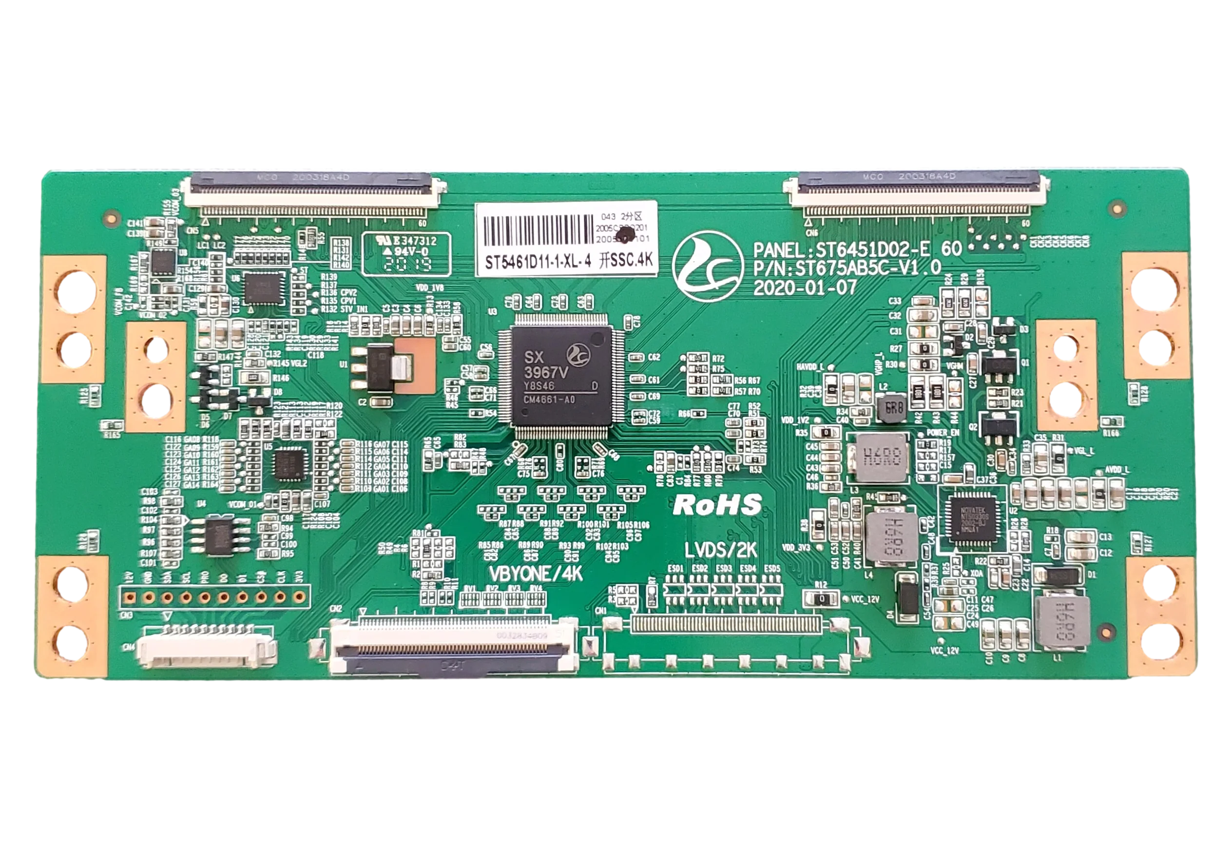 ST5461D11-1-XL-4 Sceptre T-Con, ST675AB5C-V1.0, N55