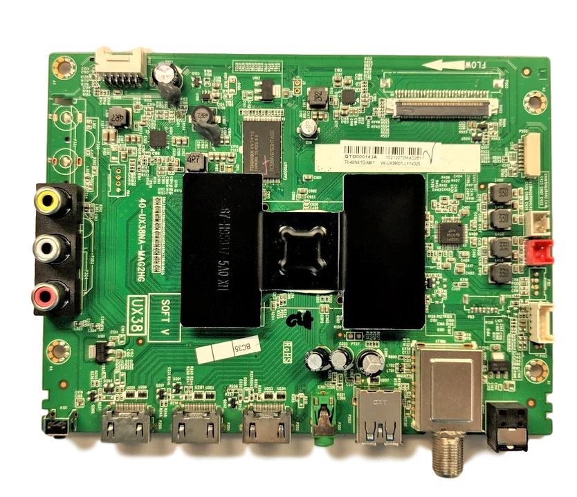 T8-48NA1G-MA1 TCL Main Board, 40-UX38NA-MAG2HG, V8-UX38001-LF1V025, 48FS3750