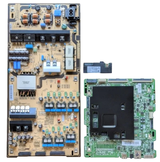 UN60KS8000FXZA Samsung TV Repair Parts Kit, BN94-10757B Main, BN44-00880A Power Supply, BN59-01239A Wifi, UN60KS8000FXZA (EA01)