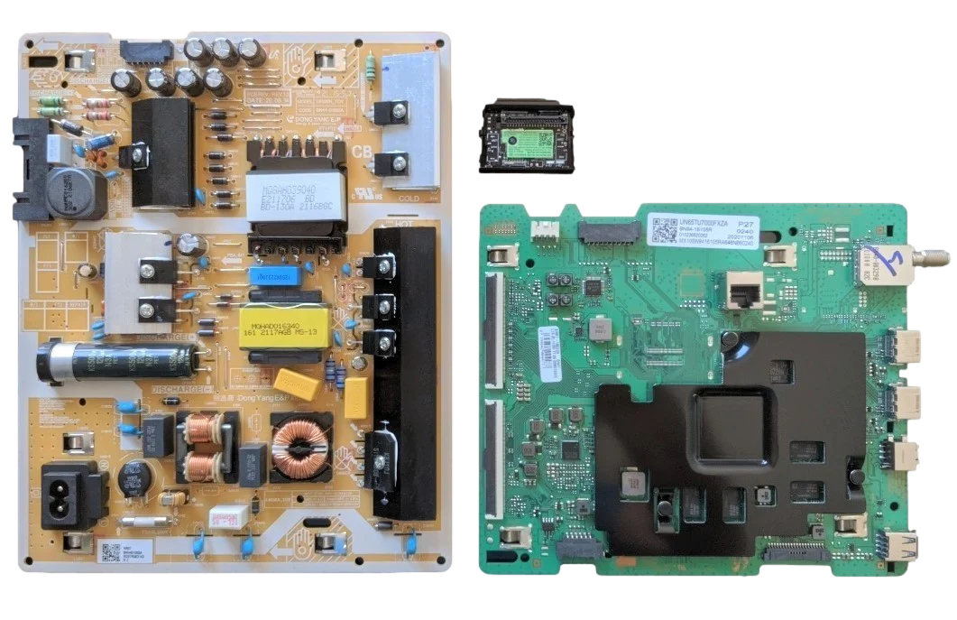 UN65TU7000FXZA Samsung TV Repair Parts Kit, BN94-16105R Main Board, BN44-01055A Power Supply, BN59-01341B Wifi, UN65TU7000FXZA FA01, UN65TU700DFXZA FA01