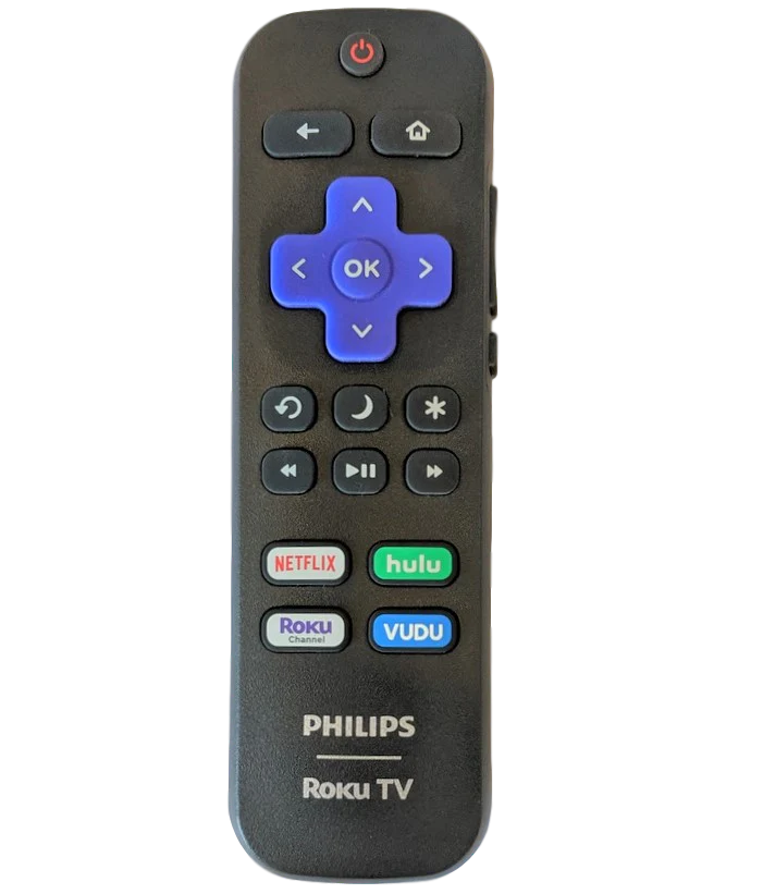 URMT21CND002 Philips Roku TV Remote, 101018E, 101018E0016, 101018E0025, 50PFL4962, 50PFL4662, 40PFL4662