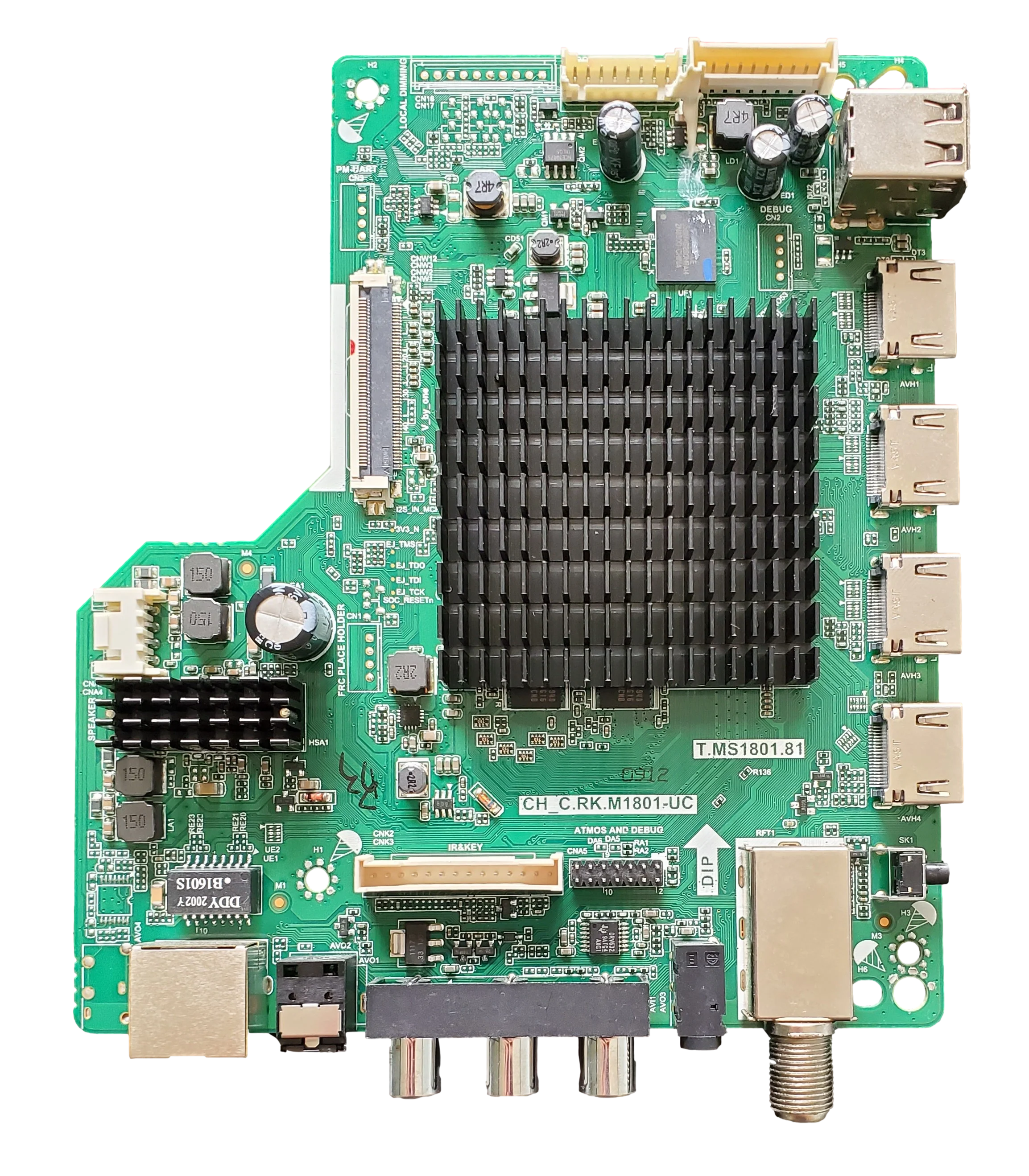 WR65UX4019-MAIN-V2, Westinghouse Main Board, CH_C.RK.M1801-UC, T.MS1801.81, WR65UX4019