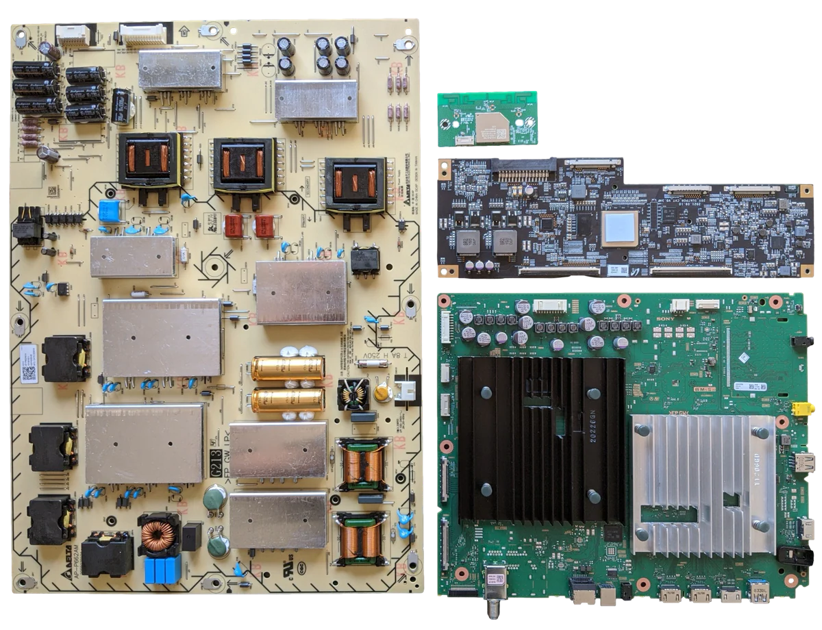 XR-65A95K Sony TV Repair Parts Kit, A-5041-915-A Main Board, 1-013-518-11 Power Supply, LJ94-49436N T-Con, 1-005-419-32 Wifi, XR-65A95K